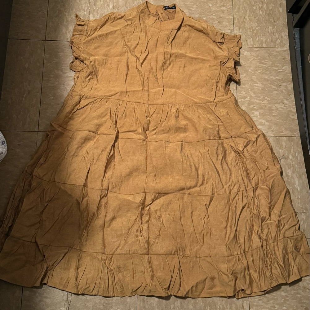 Ruffle Babydoll Loose Mini Dress